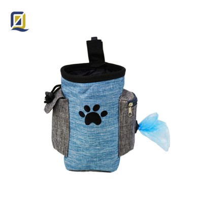 Dog Treat Pouch, Dog Treat Bag for Training Small to Large Dogs, Easily Carries Pet Toys, Kibble, Treats, Built-in Poop Bag